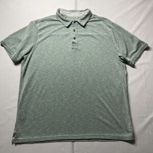 Tommy Bahama Men's Polo Shirt Green Heathered Size XL
